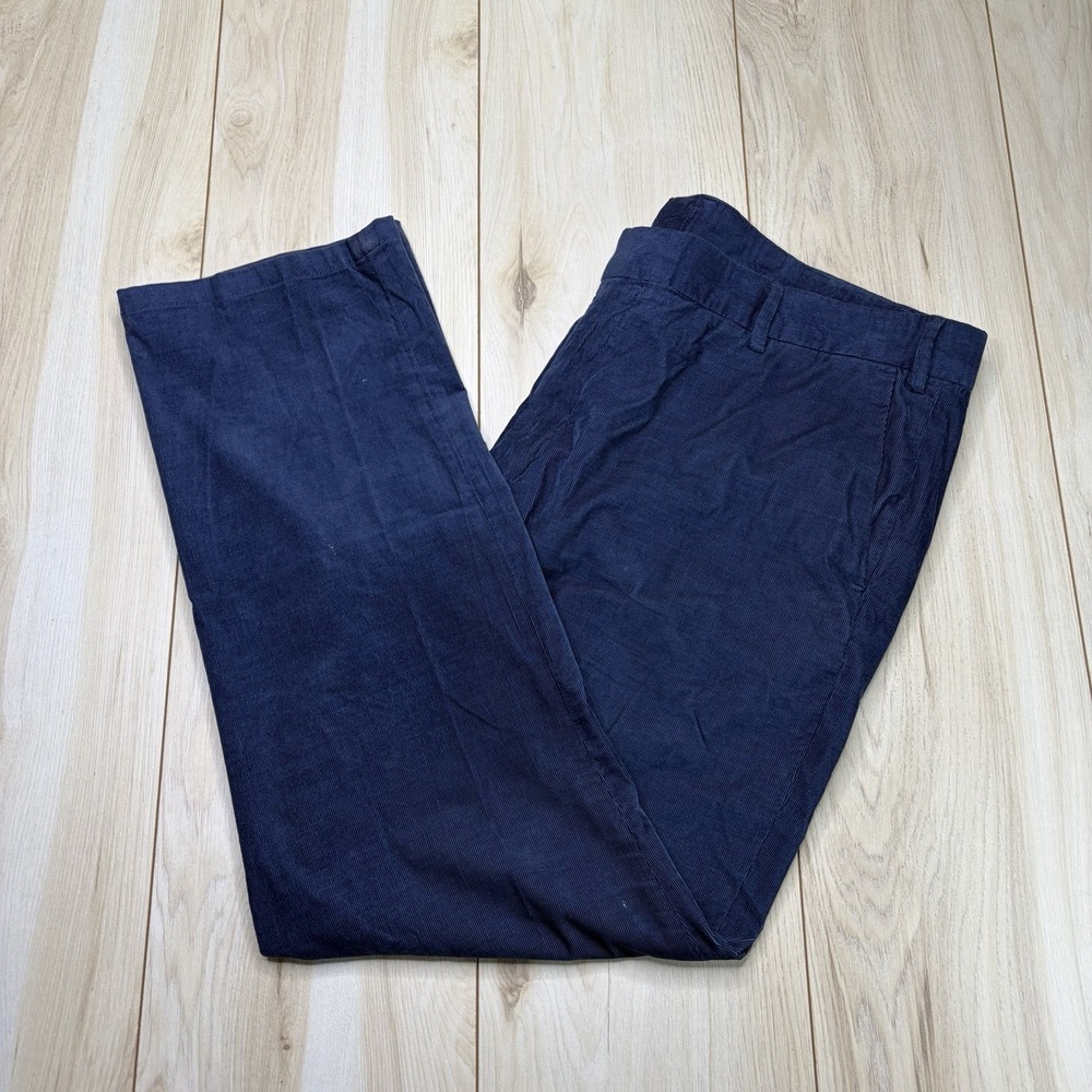 Peter Millar Men's Crown Crafted 5 Pocket Corduroy Pants Blue Size 40x31